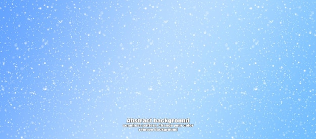 PSD winter abstract snowflake texture pattern with color customization and transparent background