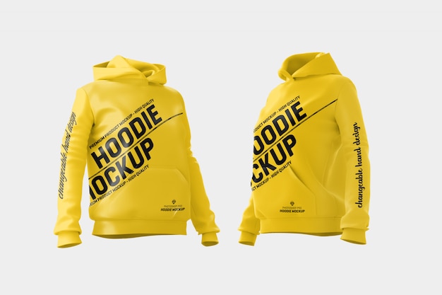 PSD women hoodie mock up