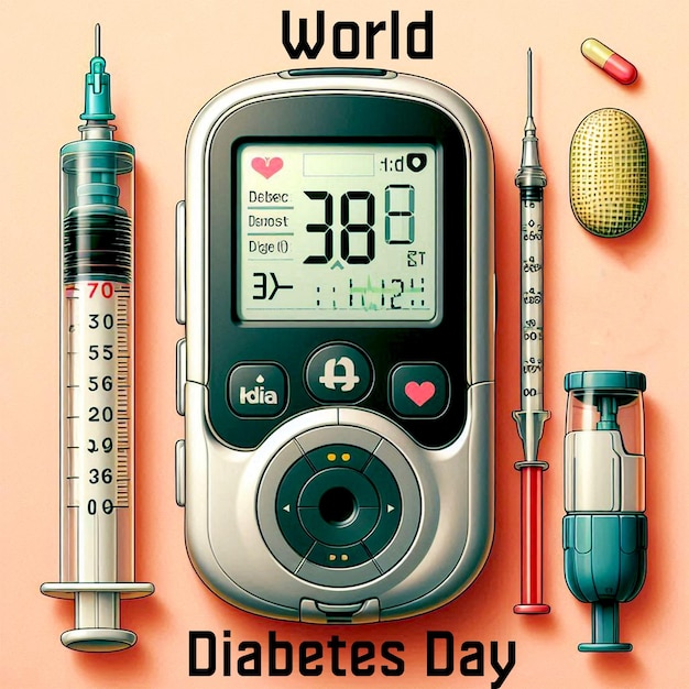 PSD world diabetic day concept design
