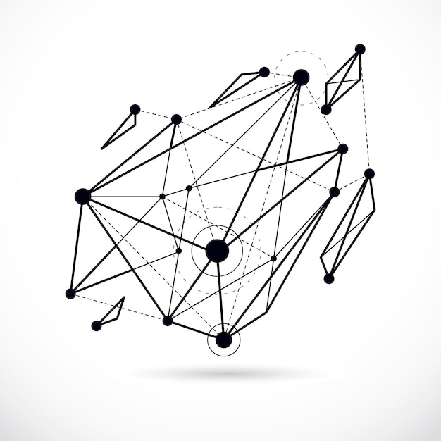 Vector 3d engineering vector backdrop, abstract polygonal shape. construction industry illustration.