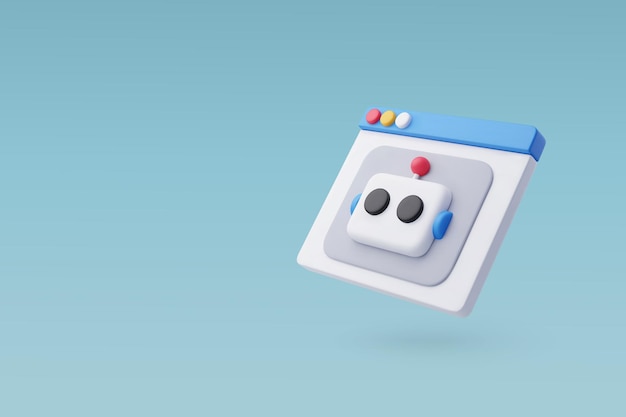 Vector 3d vector ai program user interface scenes for uiux application technology and engineering concept