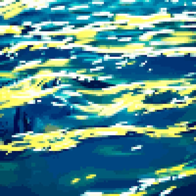 Vector 8bit pixel abstract mosaic pattern vector backdrop geometric background