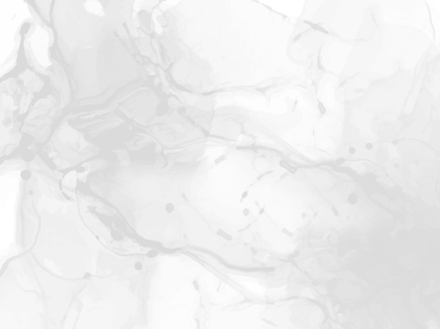 Vector abstract alcohol ink texture grey tone marble style background.