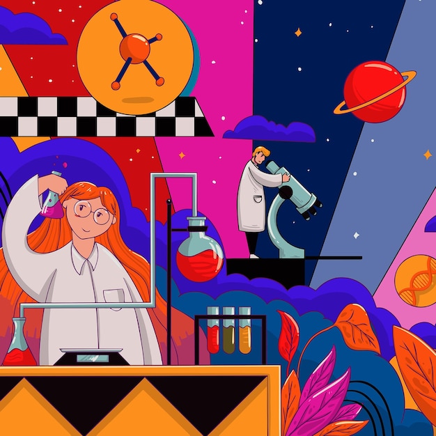 Vector abstract art poster 1