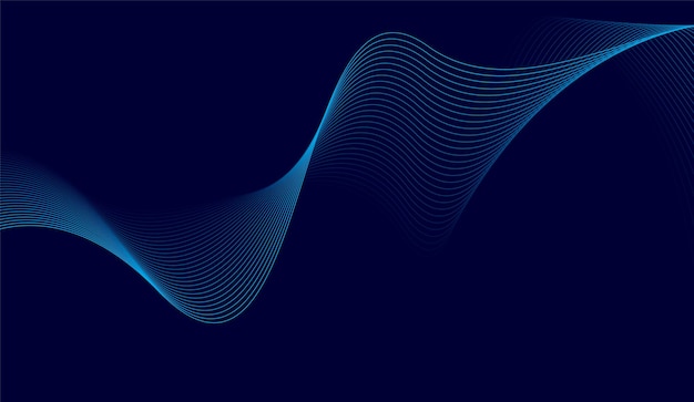 Vector abstract background luxury dynamic wavy lines