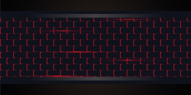 Vector abstract background with red grid
