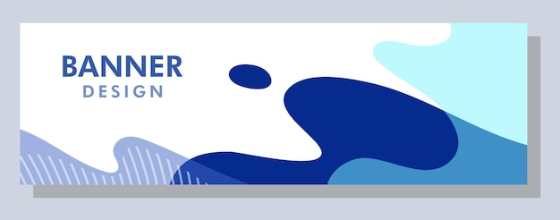 Vector abstract banner design vector shape background