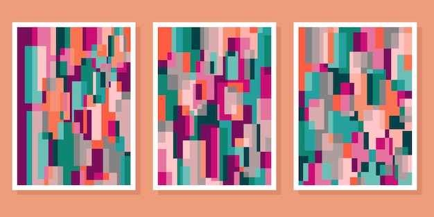 Vector abstract bauhaus geometric pattern background vector circle