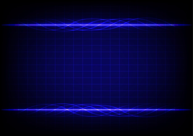 Vector abstract blue line design blackground