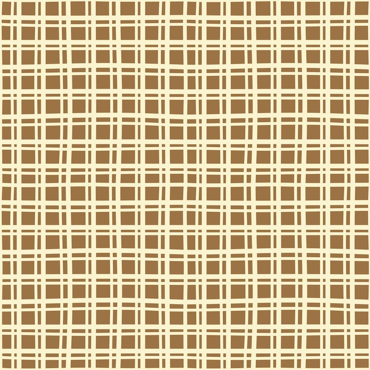 Abstract Checkered Seamless Pattern Doodle Texture