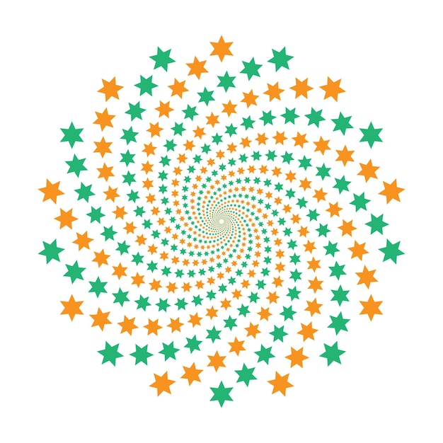 Vector abstract circle creative geometric illusion background art