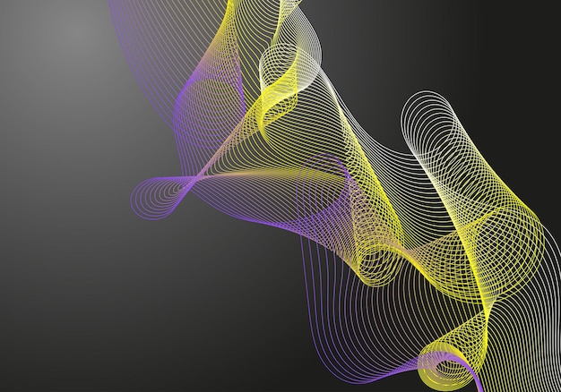 Vector abstract colorful lines technology background. abstract luxury background. template of modern future