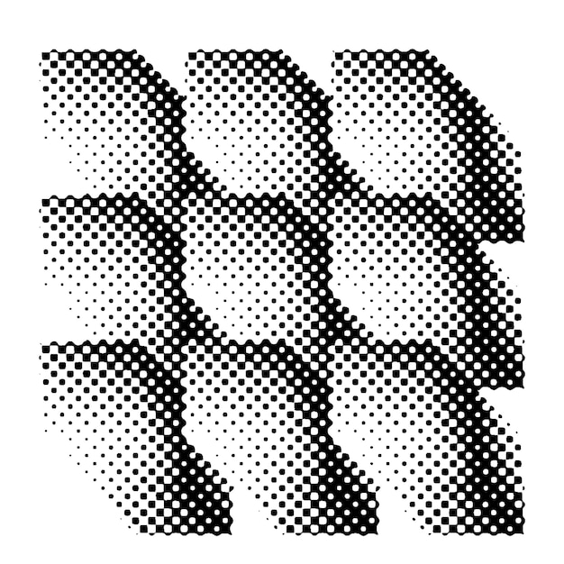 Vector abstract composition . dots in perspective. halftone dots texture .contemporary vector design