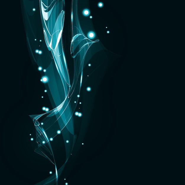 Vector abstract creative dynamic element