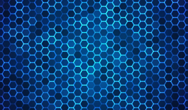 Vector abstract cube hexagon shape background