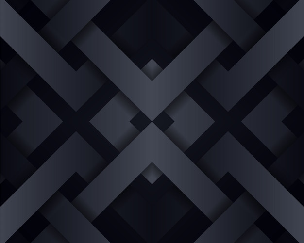 Vector abstract dark seamless geometric background