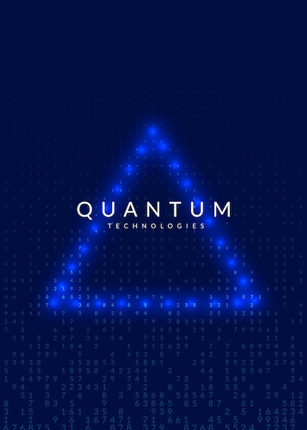 Vector abstract digital background. artificial intelligence, deep learning and big data concept. quantum technology. tech visual for wireless template. fractal abstract digital background.