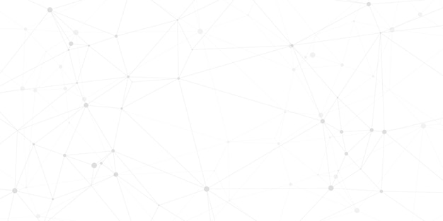 Vector abstract dot and triangle connection backgroundvector illustration