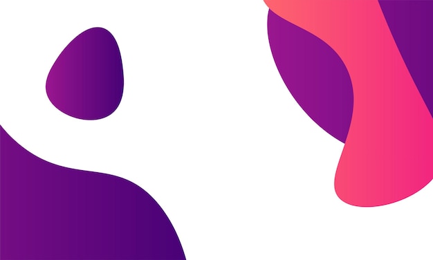 Vector abstract fluid background with colorful gradient