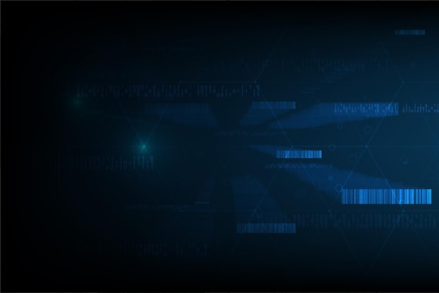 Vector abstract futuristic illustration