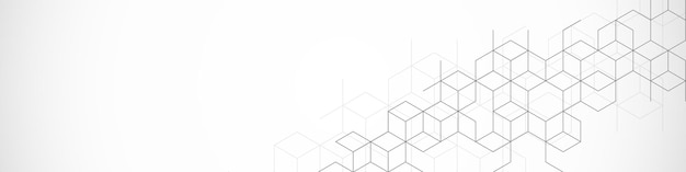 Vector abstract geometric background with isometric vector blocks polygon shape pattern