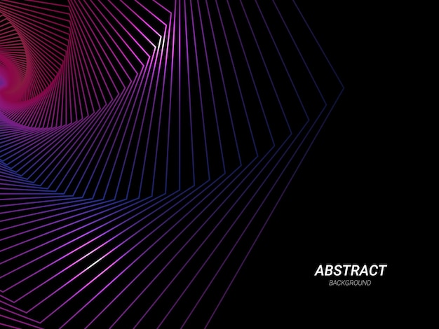 Vector abstract geometric colorful modern flowing lines pattern background vector