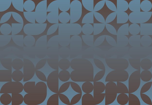 Vector abstract geometric pattern artwork retro colors vintage retro ceramic ornamental tile pattern