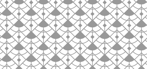 Vector abstract geometric pattern seamless vector lines