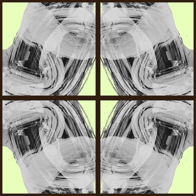 Vector abstract geometric seamless pattern grunge vector abstract hand painted ornament