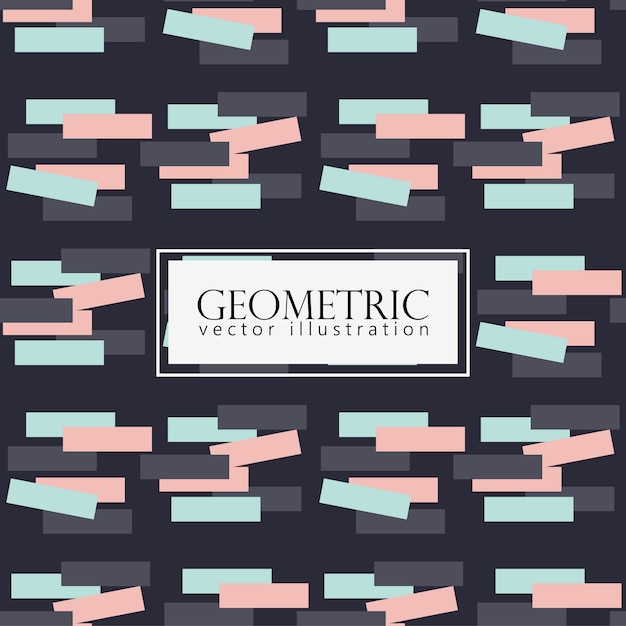 Vector abstract geometric seamless pattern 