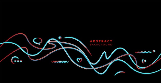 Vector abstract gold wave line with space of your text, vector illustration.