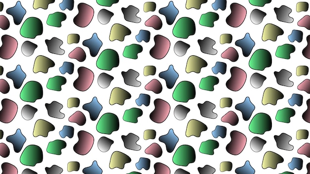 Vector abstract gradient blobs pattern