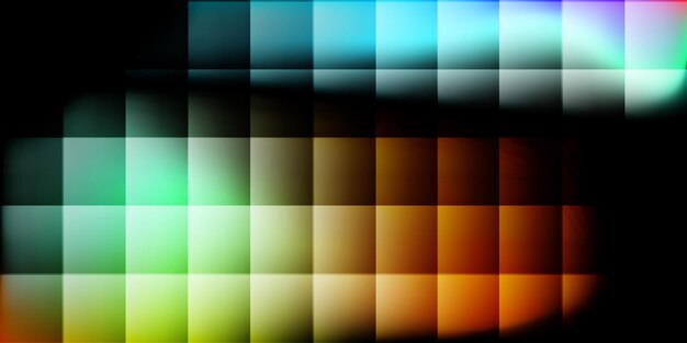 Vector abstract gradient checkered pattern with square grid in multiple colors background