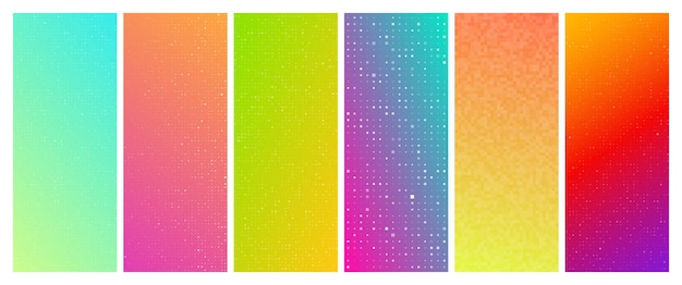 Vector abstract gradient geometric background with squares