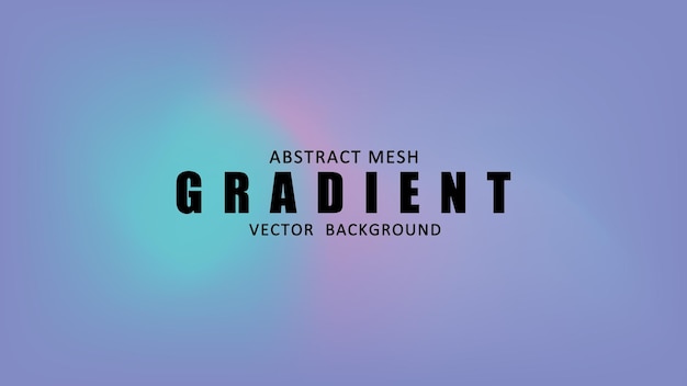 Vector abstract gradient mesh