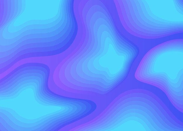 Vector abstract gradient topography