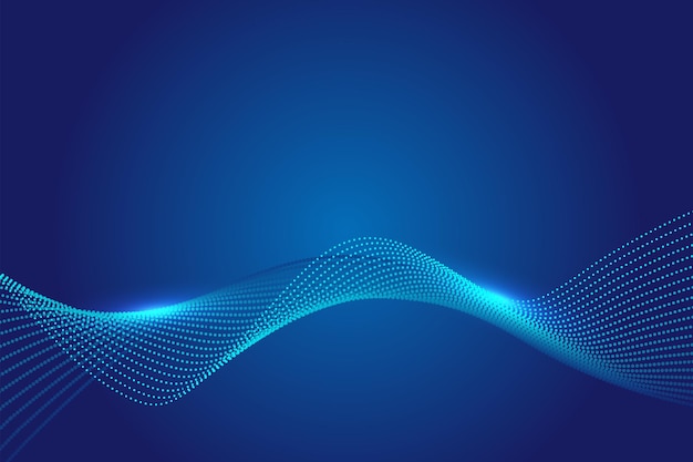 Vector abstract graphics composed of particle rotation have a scientific background