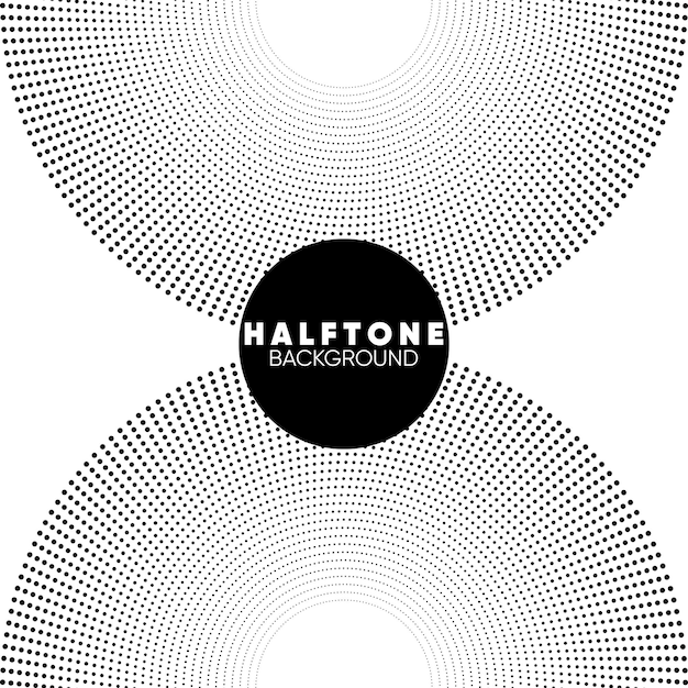 Vector abstract halftone background