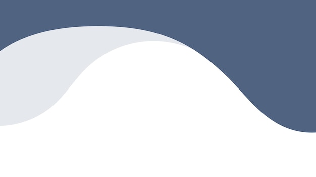 Vector abstract header template with overlapping blue white curve and transparent background