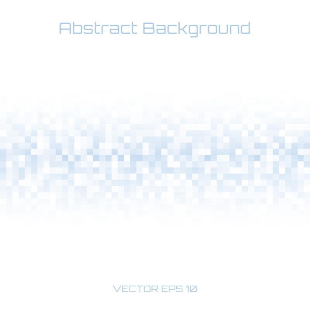 Vector abstract light blue gray pixel technology cover background