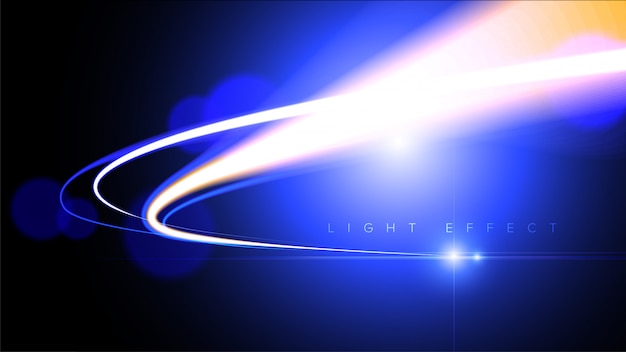 abstract light speed in vector