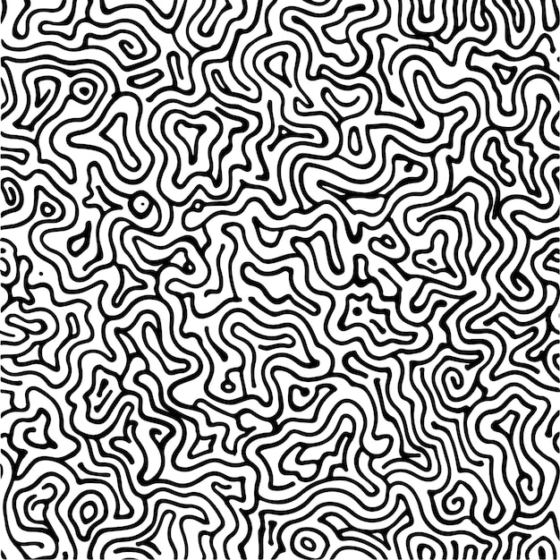 abstract line art waves pattern background element design