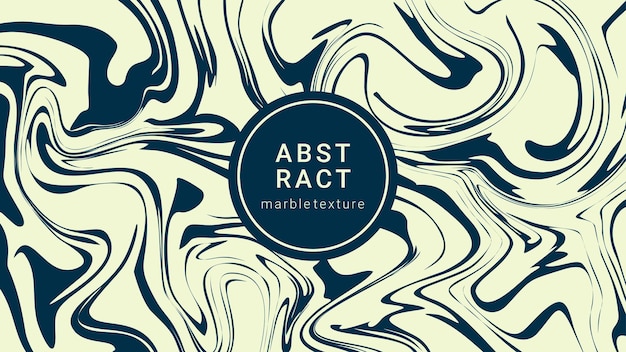 Vector abstract marble liquid ink pattern wavy template background design