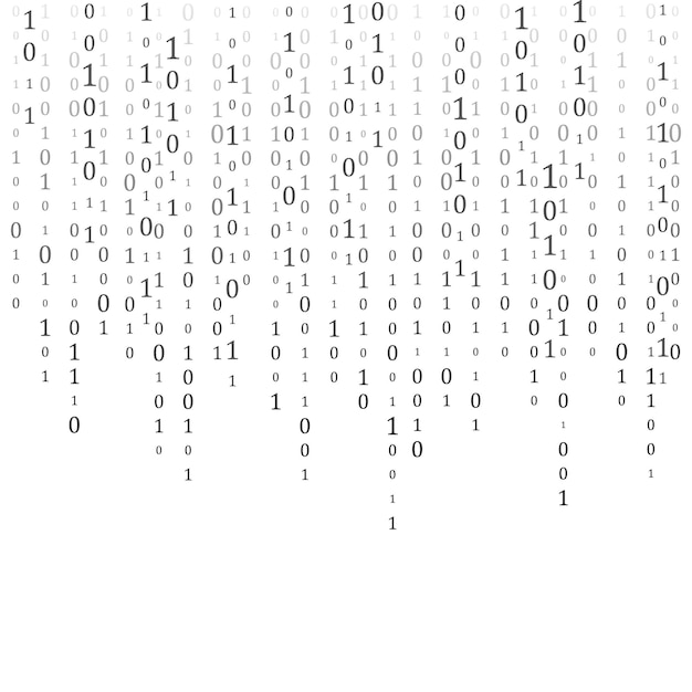 Vector abstract matrix background binary computer code coding hacker concept vector background illustration