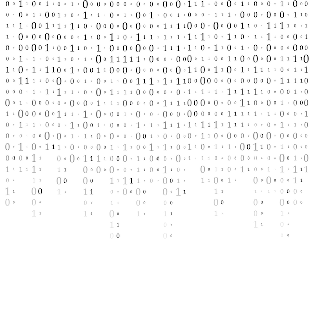 Vector abstract matrix background binary computer code coding hacker concept vector background illustration