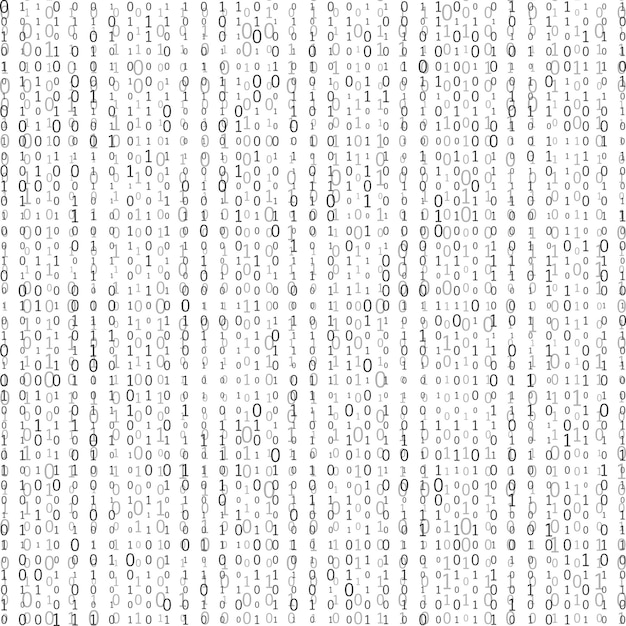 Vector abstract matrix background binary computer code coding hacker concept vector background illustration