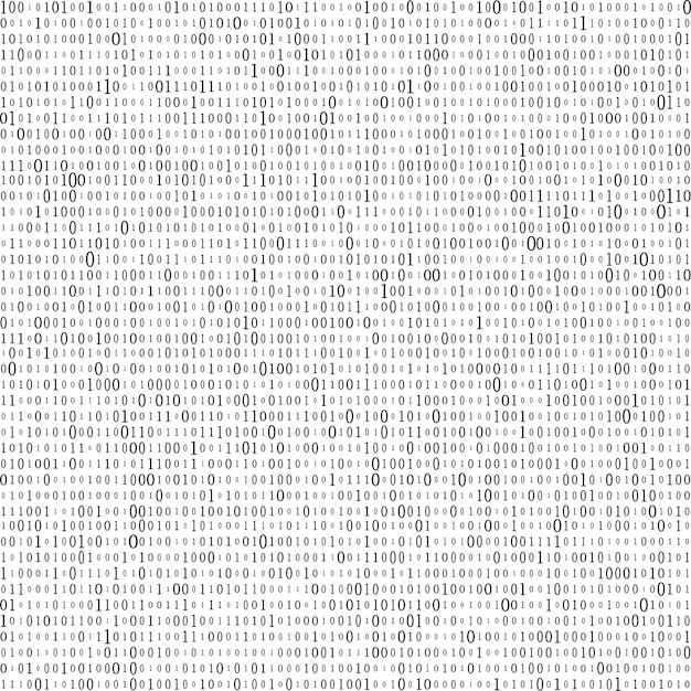 Vector abstract matrix background binary computer code coding hacker concept vector background illustration