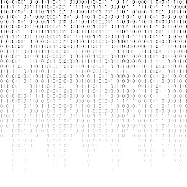 Vector abstract matrix background binary computer code coding hacker concept vector background illustration