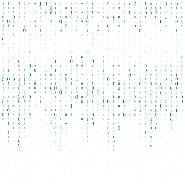 Vector abstract matrix background binary computer code coding hacker concept vector background illustration