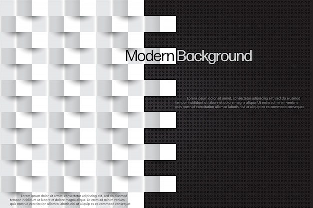 Vector abstract modern style background template.  